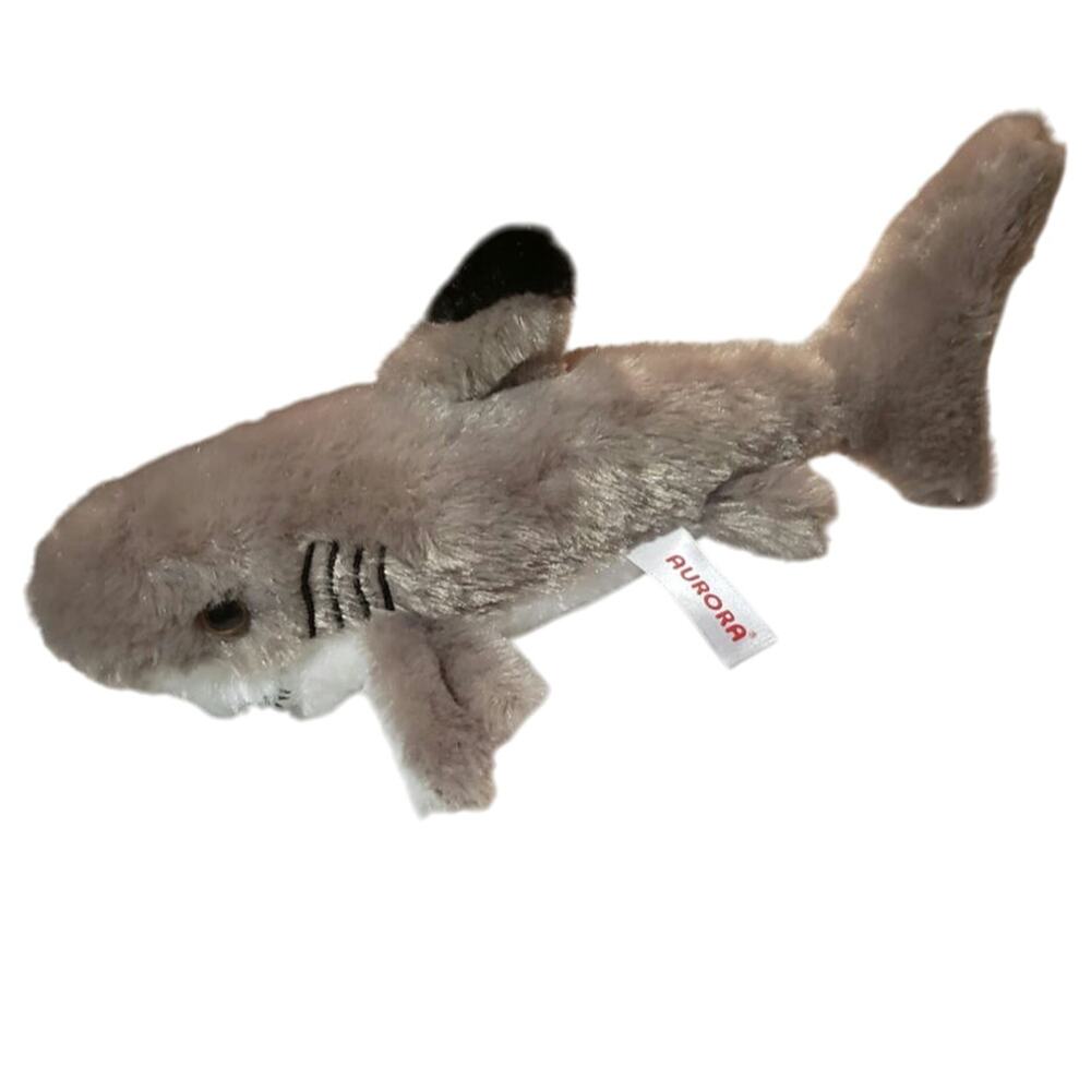 11" Aurora Great White Shark Stuffed Plush Super Soft